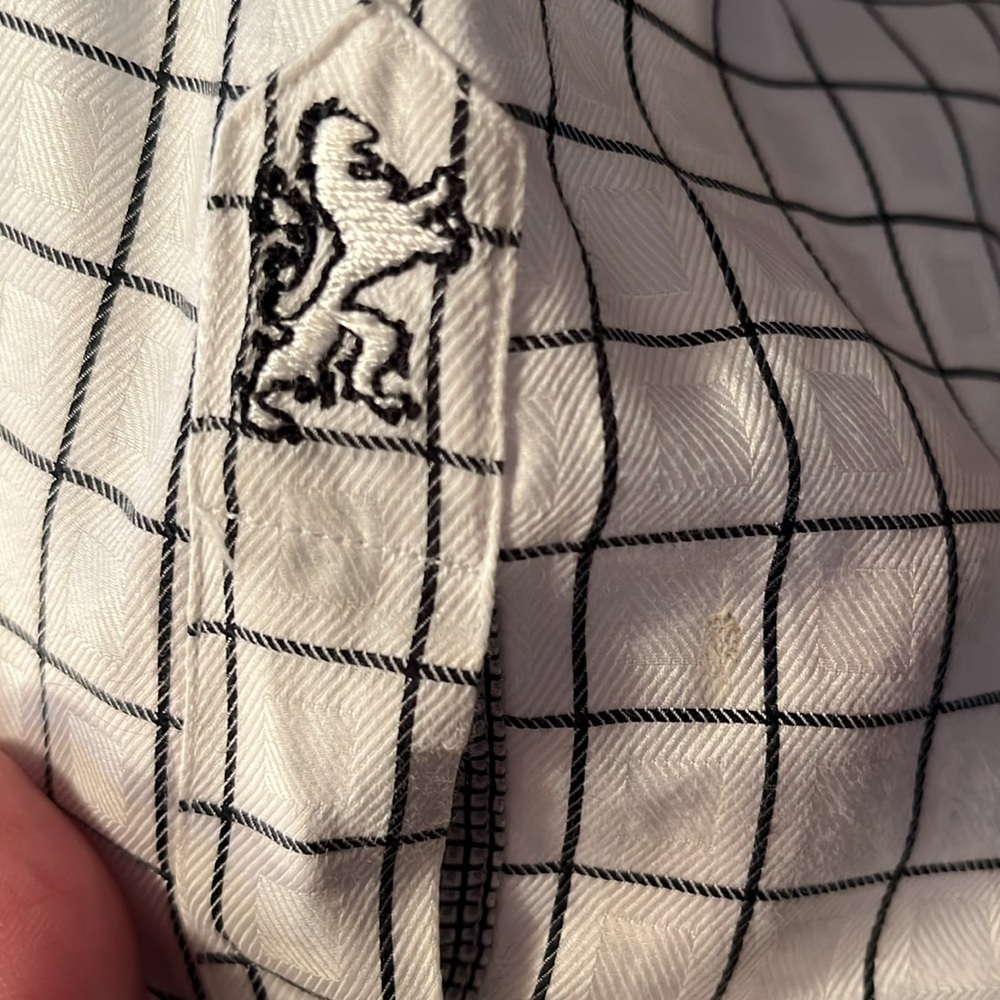 Handsome Bugatti Window Pane Button Down Shirt - image 5